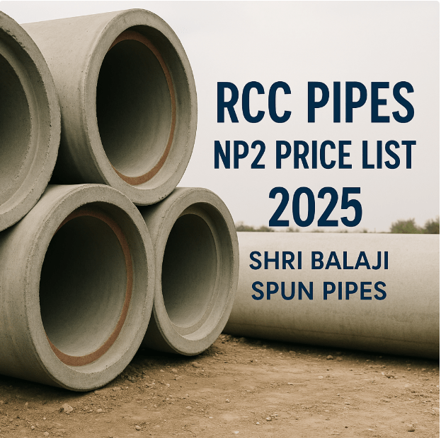 RCC Pipes NP2 Price List 2025 | Updated NP2 RCC Pipe Rates (All Sizes)